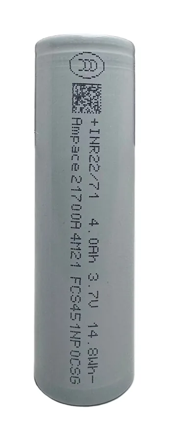 Ampace INR21700-JP40 4,000mAh 3.7V: genuine Li-ion cell, photo 1
