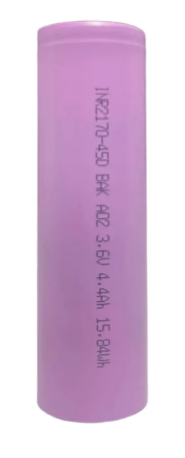 BAK INR21700-45D 4.500mAh 3,6V: Original-Li-Ionen-Zelle, Foto 1