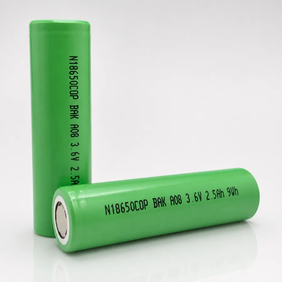 BAK N18650COP 2 500mAh 3,6V: originalus Li-ion elementas, nuotrauka 2