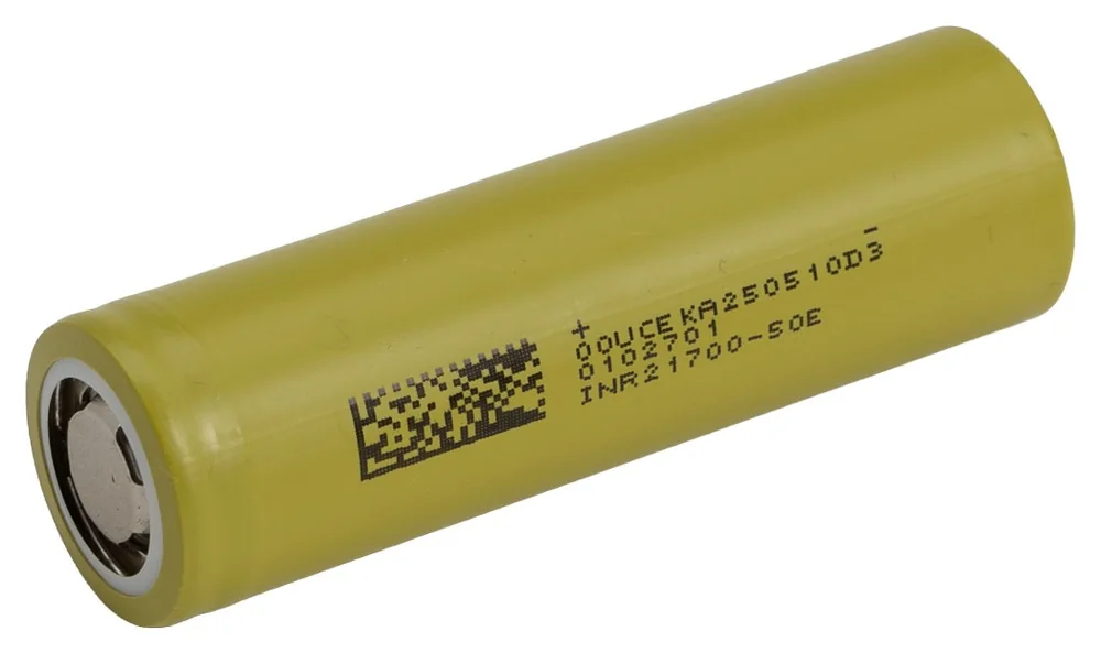 DMEGC INR21700-50E 5,000mAh 3.7V: genuine Li-ion cell, photo 1