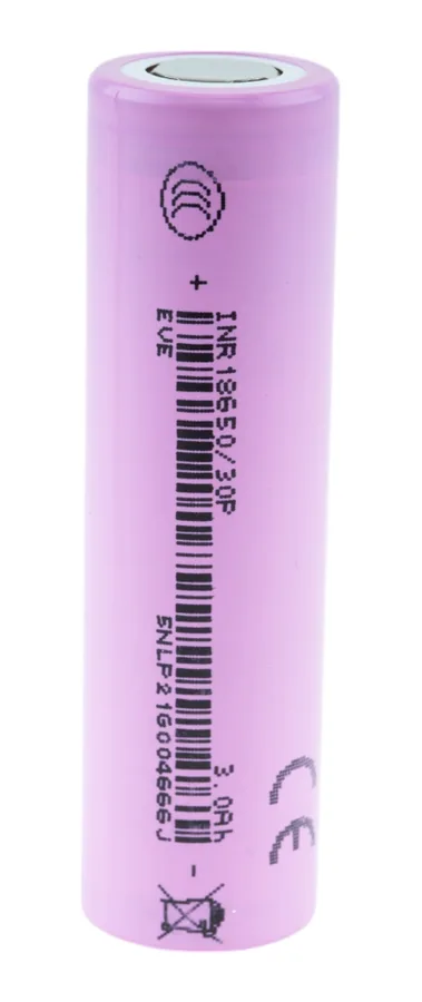 EVE INR18650-30P 3.000mAh 3,6V: celulă Li-ion originală, fotografia 2