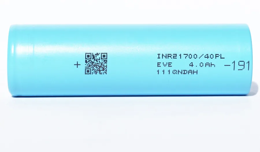 EVE INR21700-40PL 4000mAh 3,6V: оригинална клетка Li-ion, снимка 1