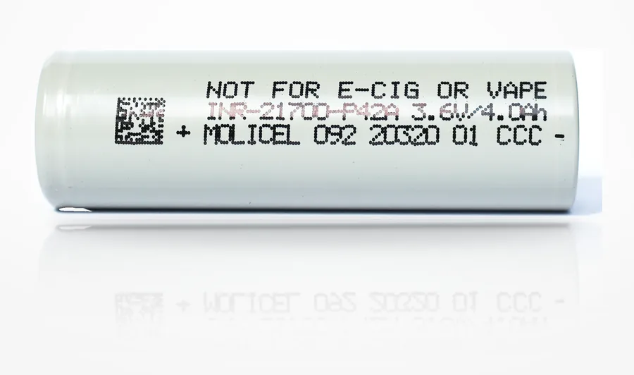 Molicel INR21700-P42A 4,200mAh 3.6V: genuine Li-ion cell, photo 1