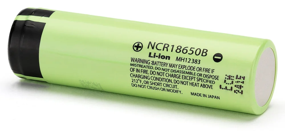 Panasonic NCR18650B 3 350mAh 3,6V – originální článek Li-ion, fotografie 1