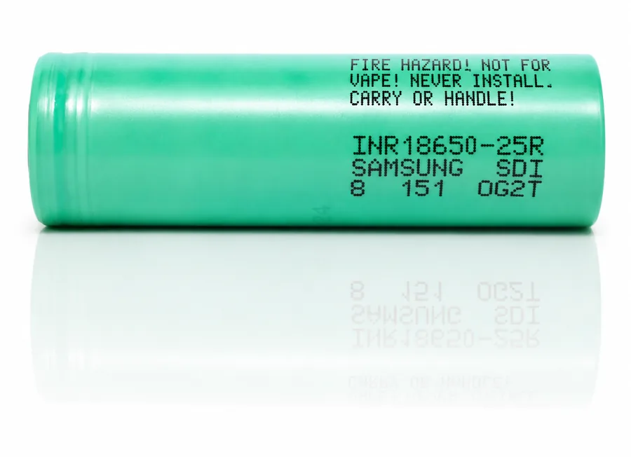 Samsung SDI INR18650-25R 2 500mAh 3,6V – originální článek Li-ion, fotografie 1