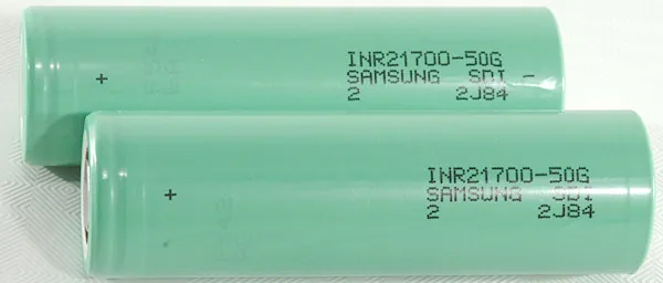 Samsung SDI INR21700-50G 4900mAh 3,63V: оригинална клетка Li-ion, снимка 1