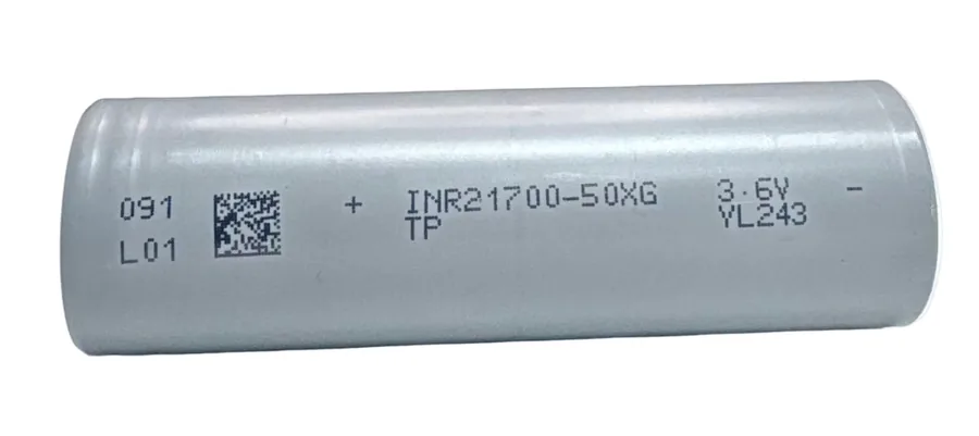 Tenpower INR21700-50XG 5,000mAh 3.6V: genuine Li-ion cell, photo 1