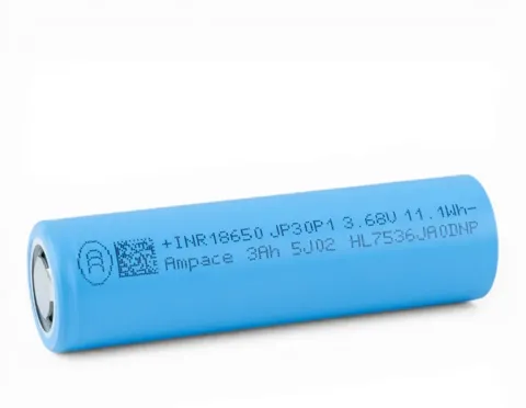 Ampace INR18650-JP30 3 000mAh 3,68V: originalus Li-ion elementas, nuotrauka 1