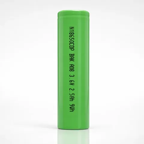 BAK N18650COP 2,500mAh 3.6V: genuine Li-ion cell, photo 1