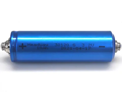 Headway HW38120S 10Ah 3.2V: genuine LiFePO4 cell, photo 1