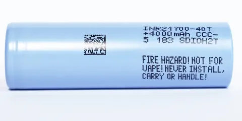 Samsung SDI INR21700-40T 4 000mAh 3,6V: originalus Li-ion elementas, nuotrauka 1