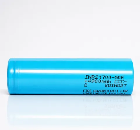 Samsung SDI INR21700-50E 4 900mAh 3,6V: originalus Li-ion elementas, nuotrauka 1