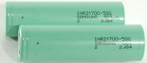Samsung SDI INR21700-50G 4 900mAh 3,63V: originalus Li-ion elementas, nuotrauka 1